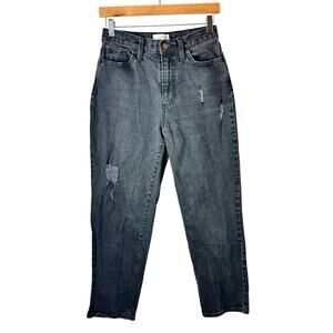 Universal Thread Fair Trade Vintage Straight Leg Jeans Women’s 4 27 Black Boho